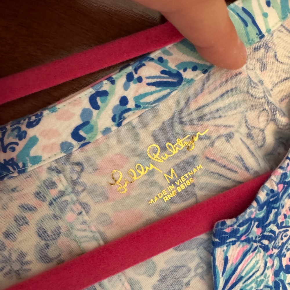 Lilly Pulitzer Blue and Pink Easley - Picture 7 of 7